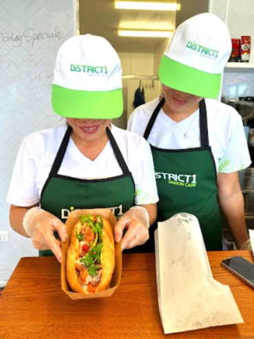 Viet Deli founders in the early days at District 1 Saigon Cafe